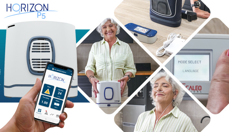 Concentrateur d'oxygène portable Scaleo Horizon P5